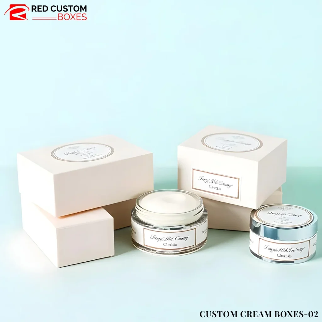 Custom Cream Boxes