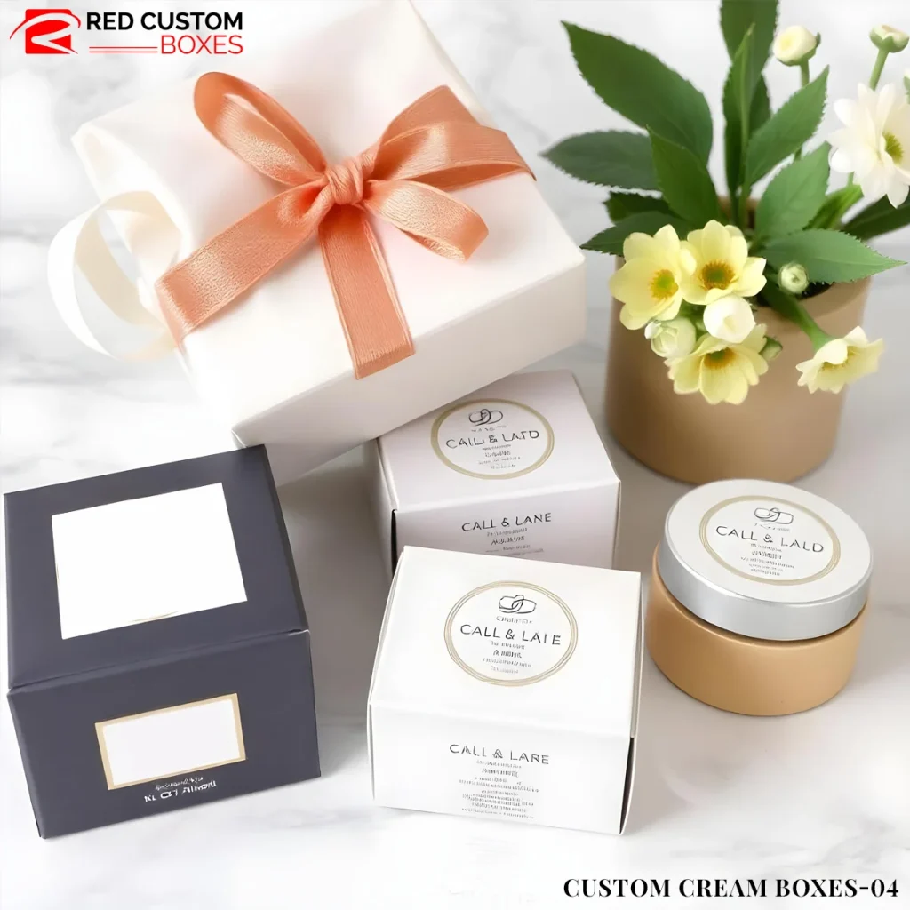 Custom Cream Boxes