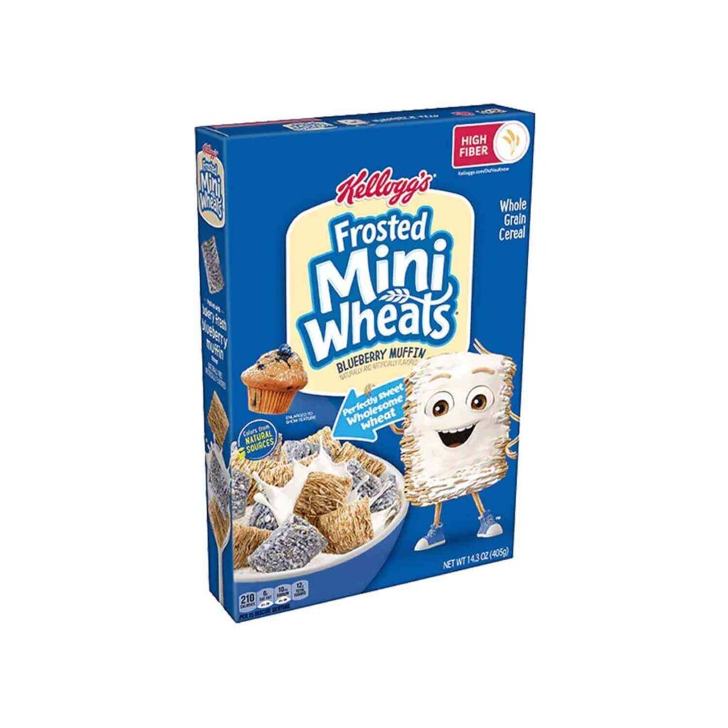 Blue Cereal Box