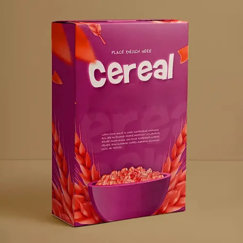 Custom Cereal Cardboard Boxes