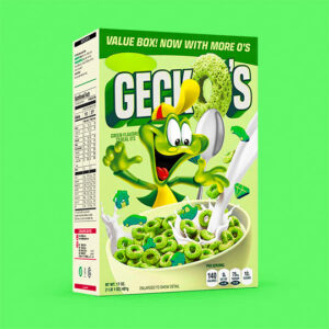 Cereal With Frog On Box