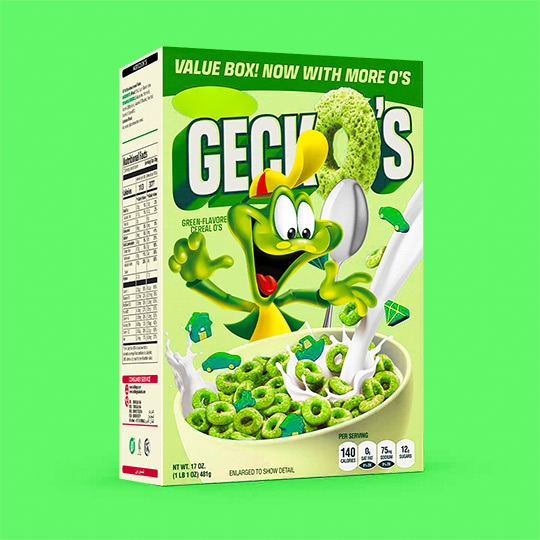 Cereal With Frog On Box
