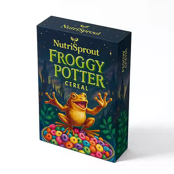 Cereal With Frog On Box