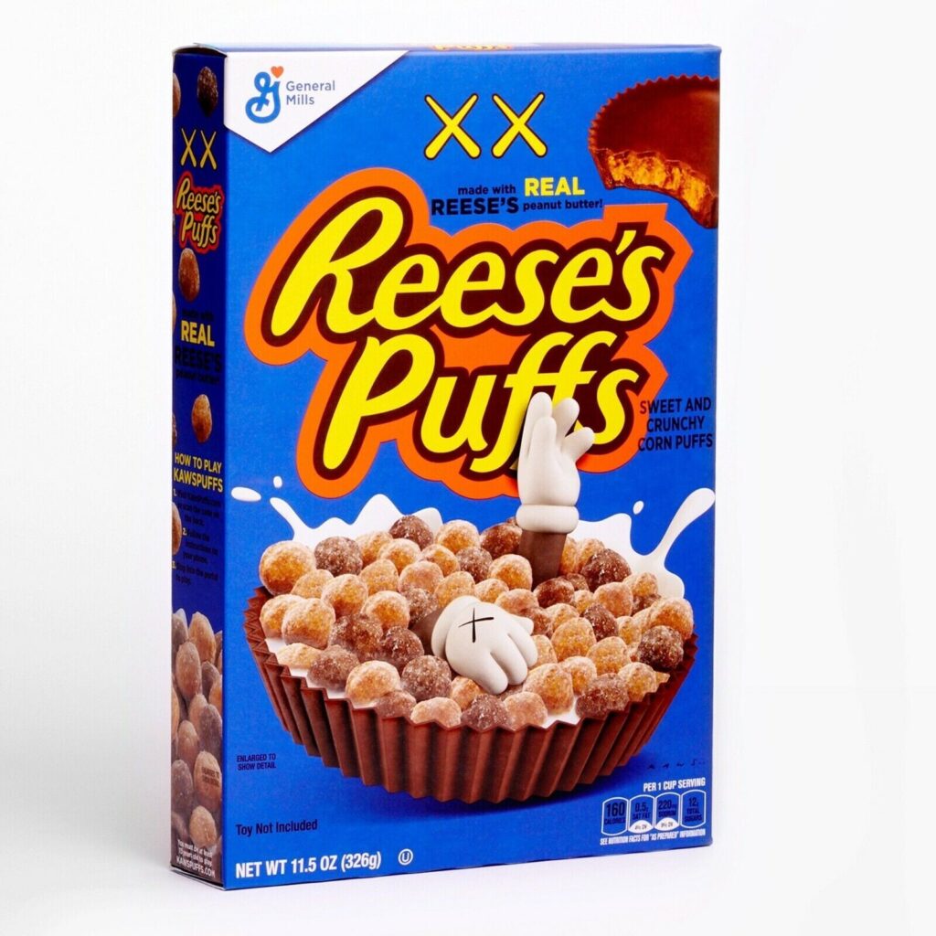 Blue Cereal Box