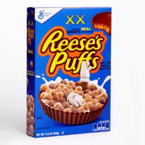 Blue Cereal Box
